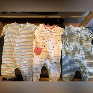 Baby boy footed pajamas